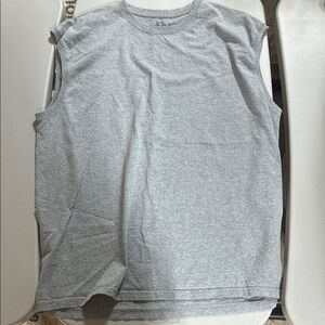 Gray Sleeveless T-Shirt